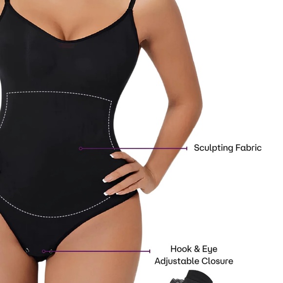 Black Shapewear Bodysuit - Picture 2 of 2